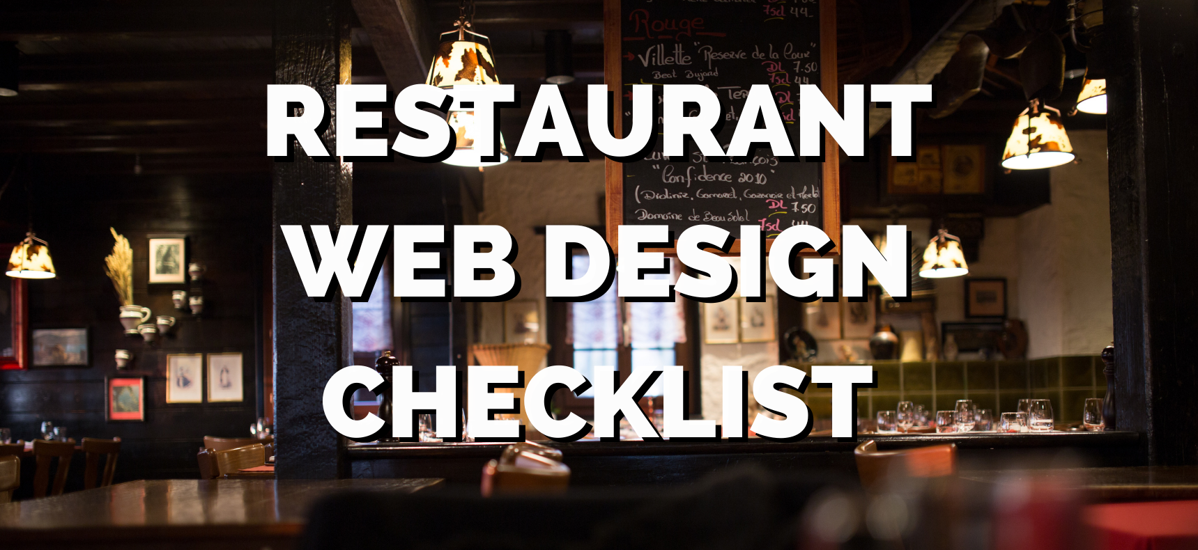 a list of pages a restaurant website should have